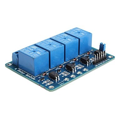 MODULO RELE RELAY 4 CANALES 5V 10A